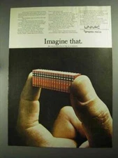 1968 Univac 494 Real-Time Compute System Ad - Imagine