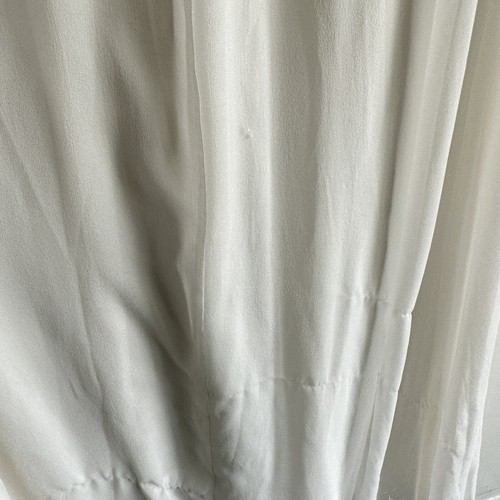 Hitherto Anthropologie Womens Size 2 Ivory Silk Ruffled Long Formal Dress Gown - Imagen 12 de 17