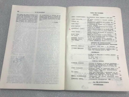 OLD 2 ALBANIAN BOOKS-CULTURE POPULAIRE ALBANAISE-1&2 ANNEE-1981-1982-COMMUNISM-R - Picture 25 of 26