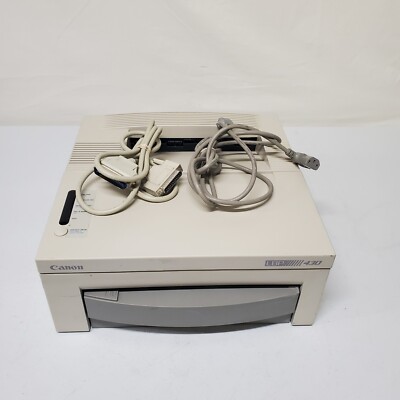 Canon LBP 430 Monochrome Laser Printer AS IS UNTESTED READ INFO