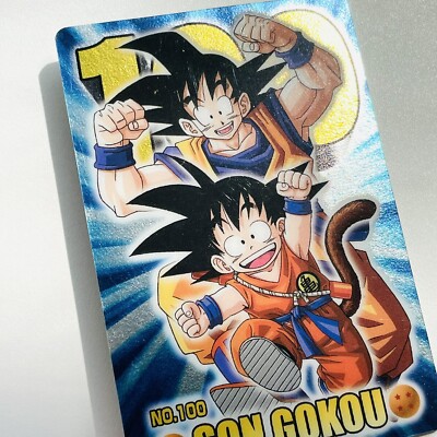 2004 Vintage Rare Dragon Ball Carddass Gummies Card No. 100 Son