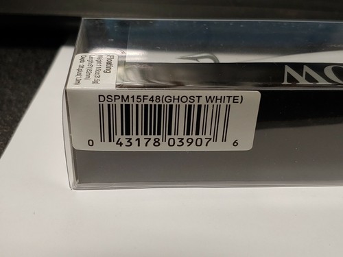 1 Daiwa SP Minnow GHOST WHITE DSPM15F48 1 1/9oz. Floating FREE SHIP - Picture 2 of 2