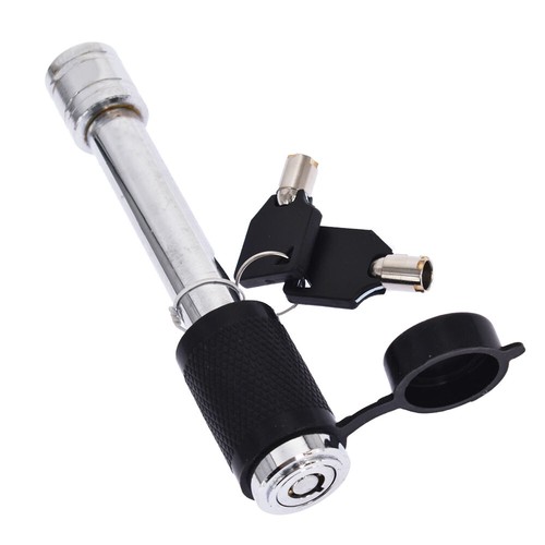 For Truck Trailer Receiver Tow w/2 Keys Upgrade Universal 5/8 in Hitch Pin Lock - Foto 4 di 8