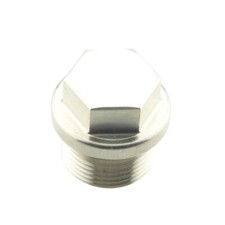 Verschlußschrauben mit Bund Außen6kant Rohrgewinde zylindr. DIN 910 Edelstahl A4