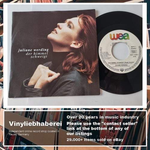 7" Single Juliane Werding - Der Himmel schweigt Vinyl Germany - Picture 4 of 5