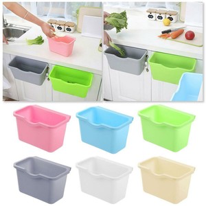 Kitchen Bedroom Cabinet Door Hanging Trash Garbage Bin New Container J2J5