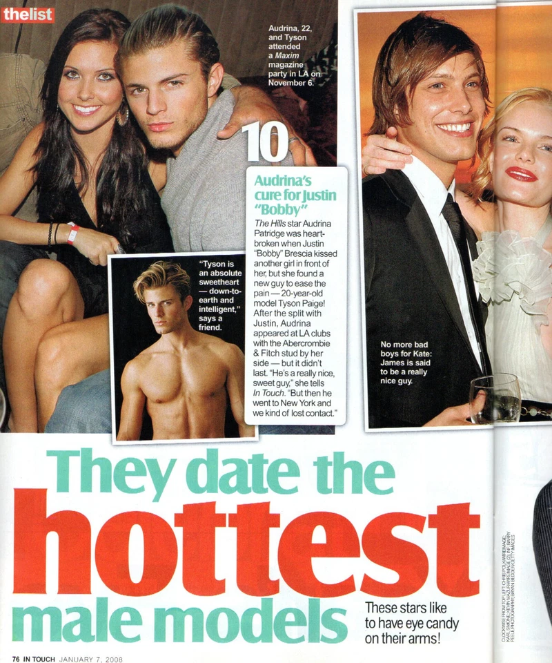 IN TOUCH Magazine January 7 2008 Tara Reid Britney Jamie Lynn Spears Brad Pitt - Image 3 of 3