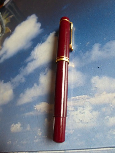  Pelikan - Llenadora de pistón 250 - Borgoña - Pluma 585 / M - Imagen 2 de 5