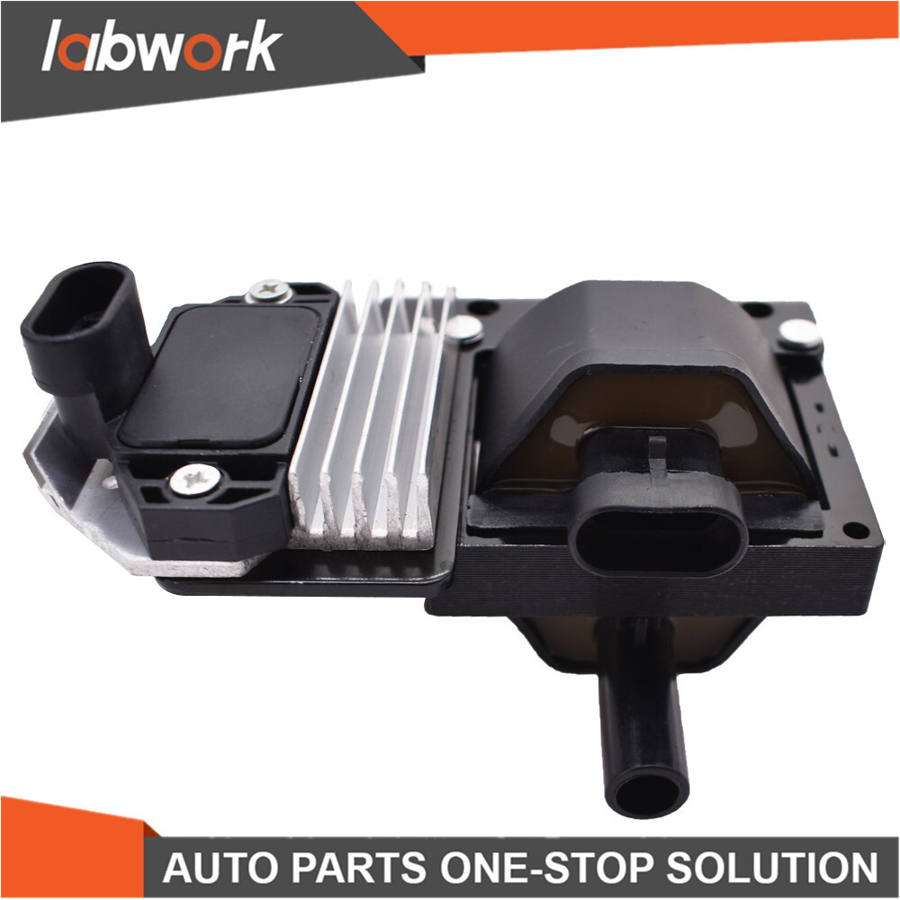 Ignition Coil DR49 With Module For Chevrolet K1500 K2500 K3500 Trucks - 1 Year Warranty