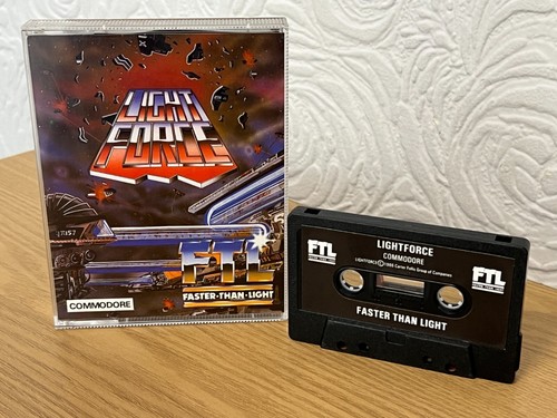 FTL Light Force Commodore 64 Kassette - selten & funktionsfähig -👽👾Retro Geschenkidee👾👽