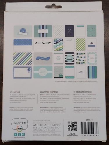 NEW Project Life Becky Higgins Baby Boy Scrapbooking Overlay Kit Embellishments - Picture 2 of 3