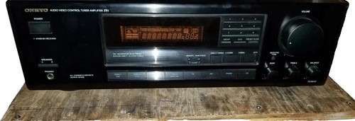 ONKYO TX-8410 AM/FM Stereo Audio Video Control Tuner Amplifier -- No Remote - Picture 4 of 10