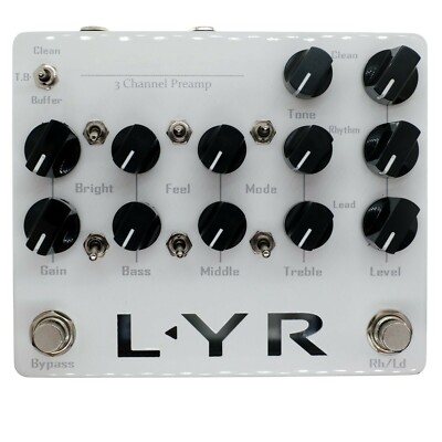 ギター LY-ROCK 3 Channel Preamp LYR LY-ROCK LYR 3 Channel Guitar Preamp Effect Pedal For KSR Ceres 3ch