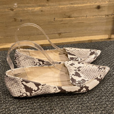 Madden Girl Snake Print Pointed Toe Flats