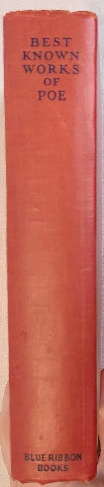 EDGAR ALLAN POE BEST KNOWN WORKS. ALL IN ONE VOLUME Copyright 1927 - Image 4 of 4