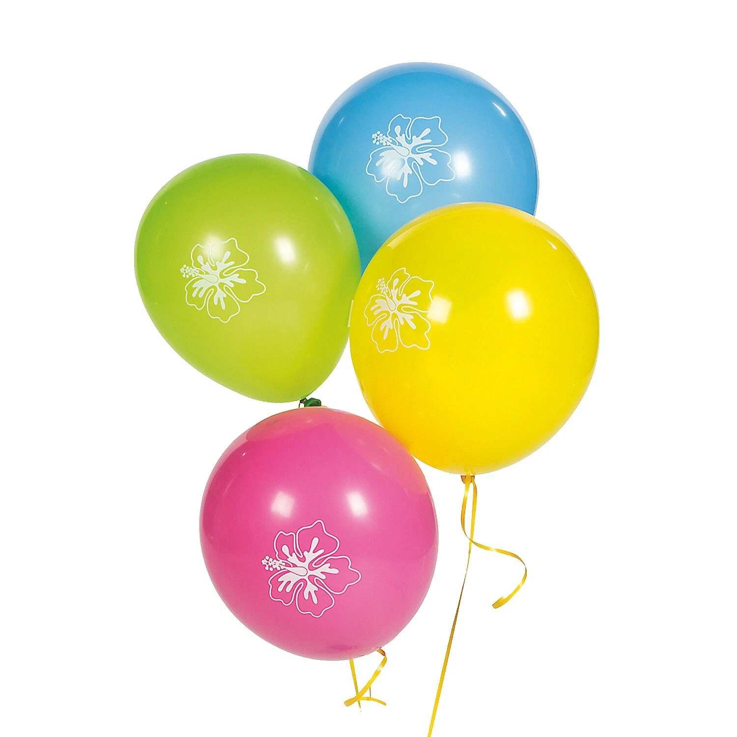 Воздушные шары для вечеринки Луау/пляж разноцветные