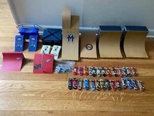 Tech Deck Mini Skateboard Lot of 190 Santa Cruz, Blind, Dog Town, Zero And More