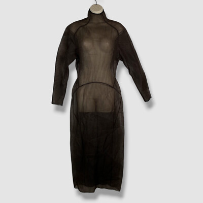 brown sheer dress long sleeve Joceline Long Sleeve Sheer Mini Dress | Brown Shimmer | Womens