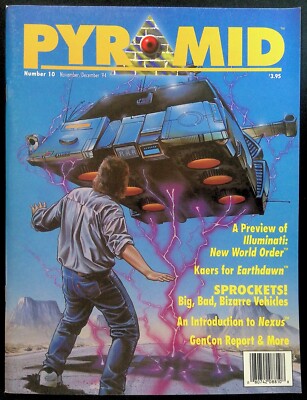 PYRAMID #10 ~ VF 1994 NOVEMBER DECEMBER MAGAZINE ~ RPG, GAMING, NEW WORLD ORDER