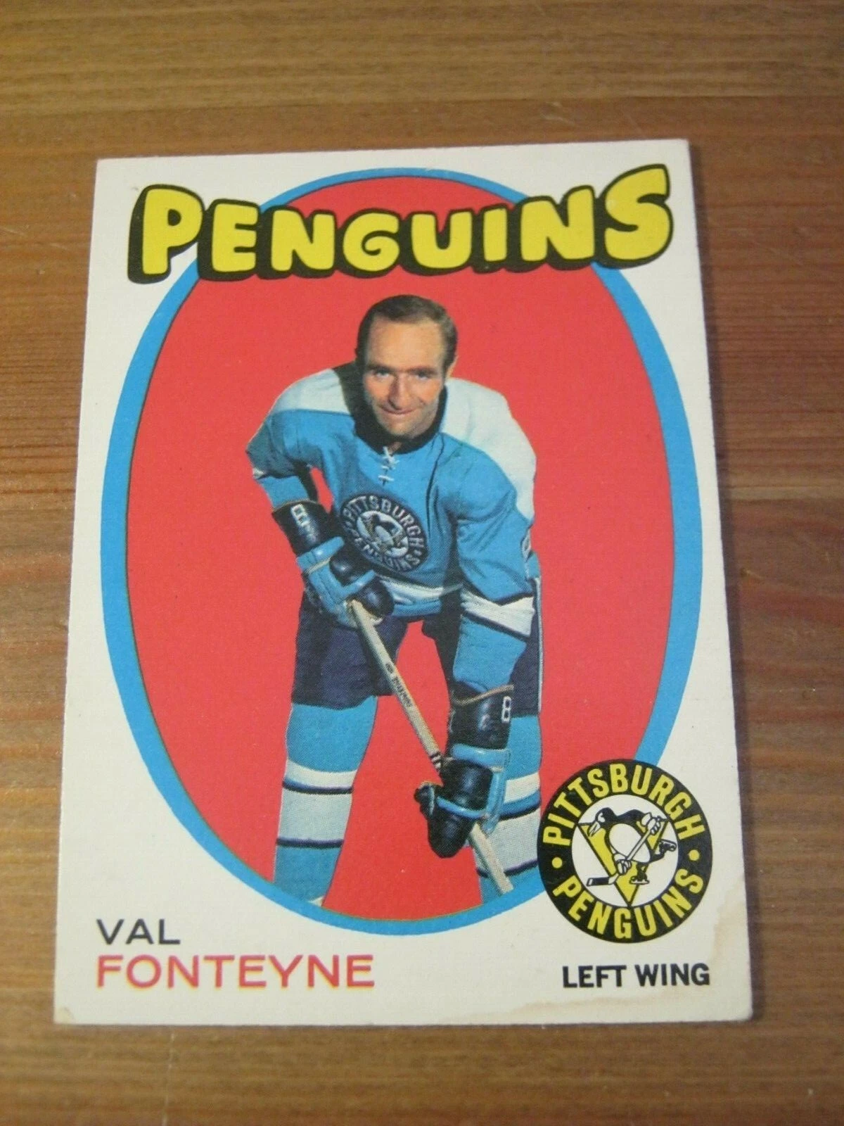 1971-72 OPC O Pee Chee #189 Val Fonteyne Pittsburgh Penguins               ZH3