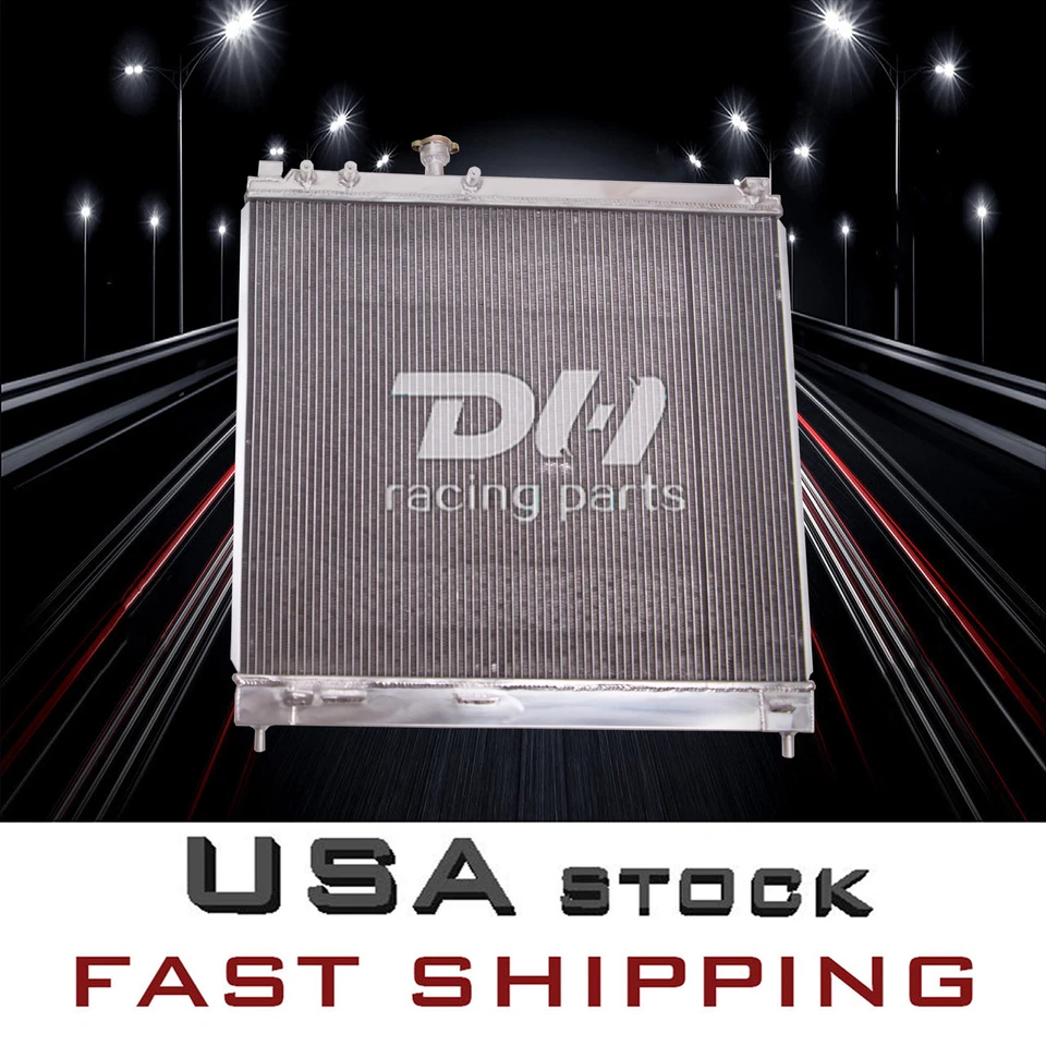 Radiador 4 fileiras alumínio ajuste 2004-2015 INFINITI QX56/NISSAN TITAN ARMADA 5.6L V8 - Imagem 2 de 4