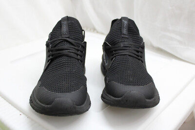 Men's Sixe 14 Black Giniros Black Polyester Web Platform Sneaker/Run Shoes