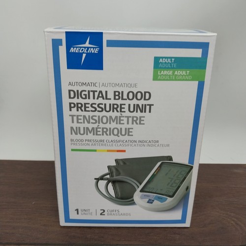 Medline BLOOD PRESSURE UNIT Automatic Digital 2 Cuffs ADULT