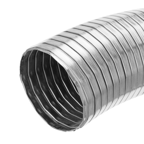 2" Inch 50mm ID Flexible Exhaust Pipe Stainless Steel Flex Tube 100cm Gas Hose - Picture 4 of 5