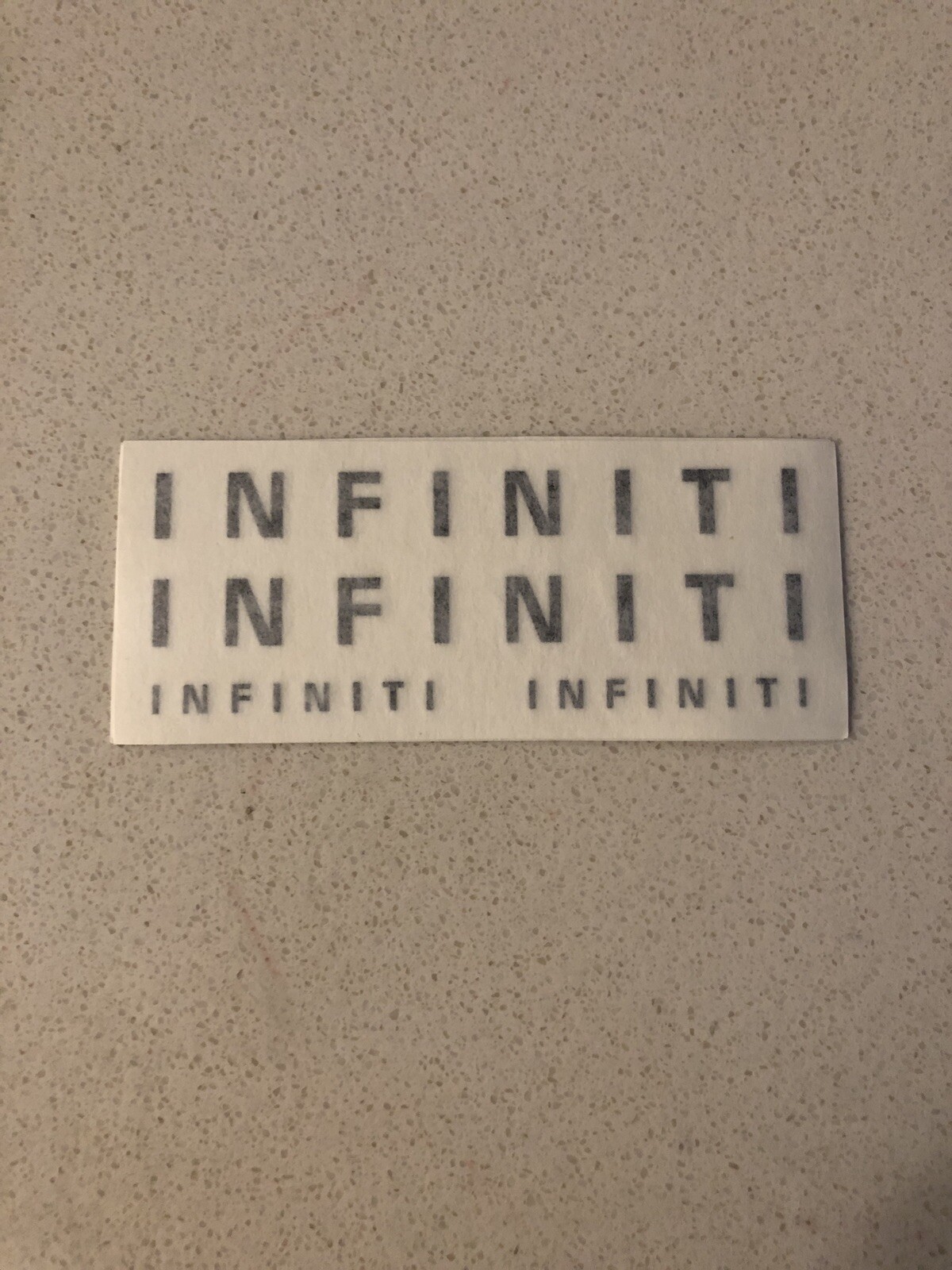 4X Infiniti Brake Caliper Decal Sticker Car Emblem Logos Black ONLY eBay