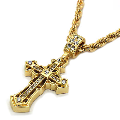 Mens 14K Gold Plated Soccer Ball Pendant Hip-Hop 4mm/24" Rope Chain Pendant Mens 14K Gold Plated Soccer Ball Pendant Hip-Hop 4mm/24" Rope Chain Pendant