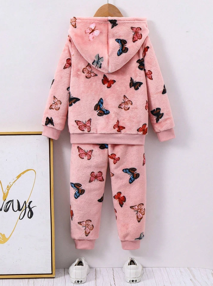 Conjuntos de Niñas Ropa Para Niña Pantalón Abrigo Sueter Sudadera de Invierno Foto 2 de 4