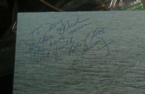 US NAVY Destroyer USS Charles S.Sperry Photo Poster 1960s,signed - Picture 2 of 3