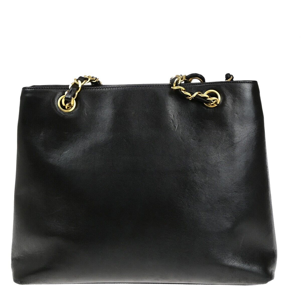 【24B◆大人気デザイン♪】CHANEL 手袋 CCマーク ロゴ ブラック CHANEL CC Logo Chain Shoulder Tote Bag Leather Black GHW