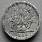 New Listing1864 349/477e Patriotic Civil War Token R-9 "Procese", Thick planchet