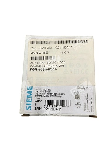 Siemens Auxiliary Switch Block 3RH1921-1DA11 - Picture 2 of 2