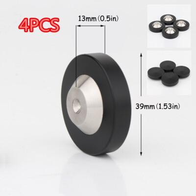 4PCS HiFi Speaker Stands Base Pad Isolation Feet 39x13mm for Speaker AMP