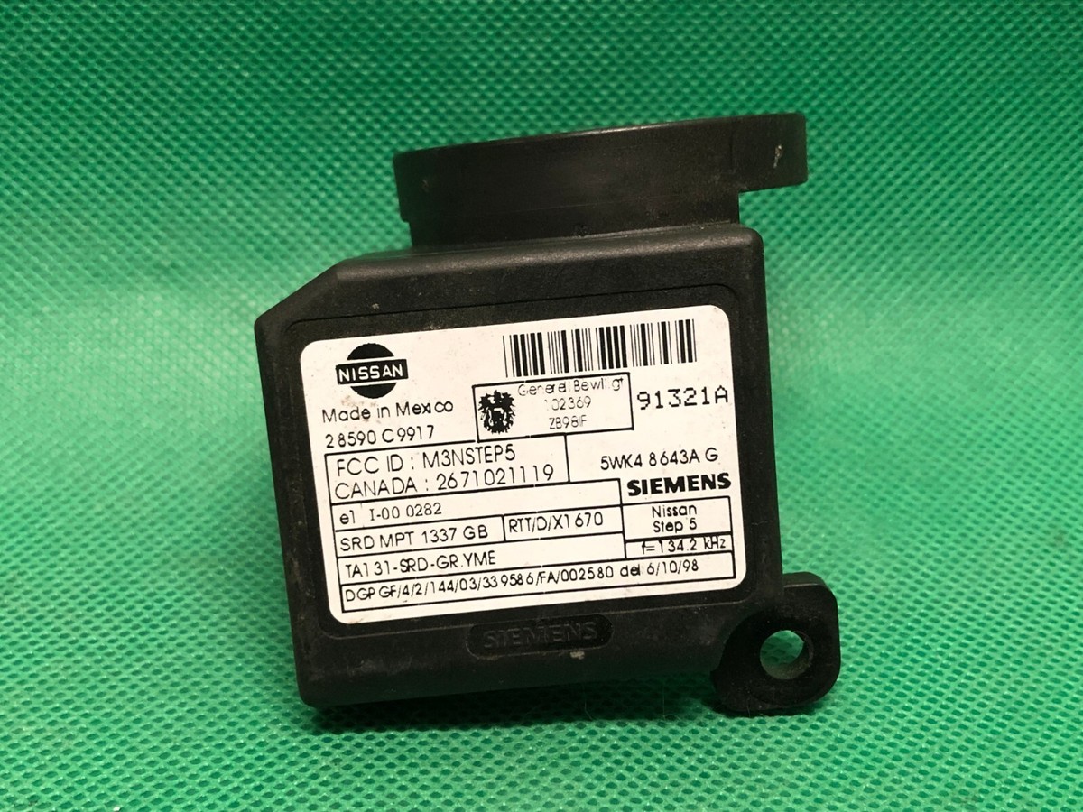 バッツ 00 NISSAN MAXIMA IMMOBILIZER NATS MODULE TRANSPONDER 28590 C9917