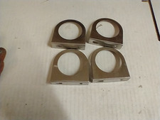Lot Of 4 Stainless 2 Inch Guage Bracket Single Guage