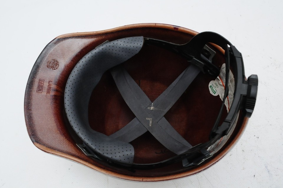 MSA Skullgard Green Fiberglass Hard Hat. Size L eBay