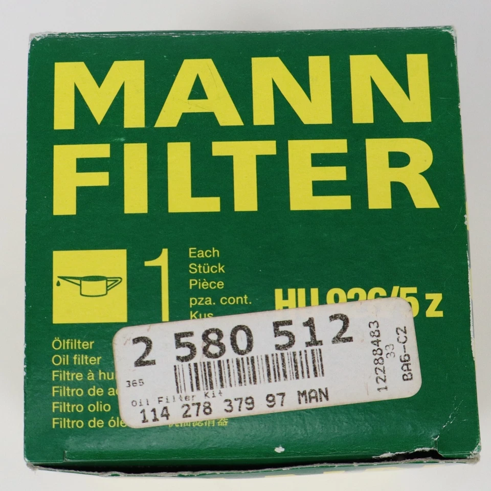 Mann-Filter HU 926/5 z | Filtro de óleo do motor BMW M3 - Novo - Novo na caixa - Imagem 2 de 4