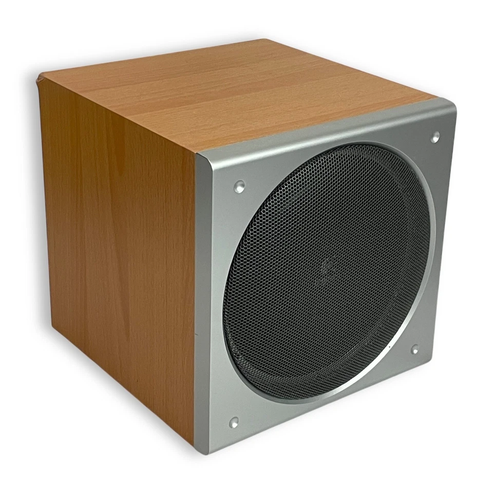 Logitech Z3 S-0085A Holzmaserung Desktop Lautsprecher Subwoofer Kabelfernbedienung — GETESTET - Bild 4 von 4