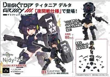 Desktop Army N-212d Titania Delta Striker Equipment Night Battle Posable Figure