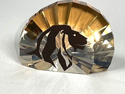 Swarovski Crystal SCS Gift Paperweight Lion Head 5135901  display picture 1