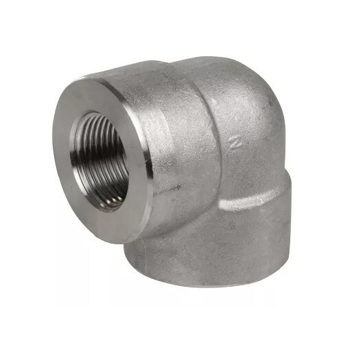 90-DEGREE ELBOW 1-1/2" Class 3000, 304 Stainless Steel Threaded Pipe Fitting - Picture 8 of 9