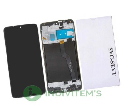 Original Samsung Galaxy A10 A105 LCD 2-sims Display Touch Screen Rahmen