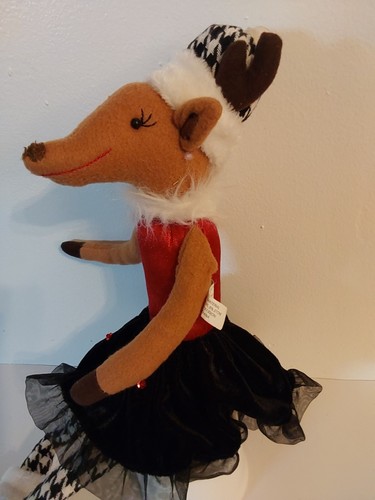 Rentier Ballerina Regal Sitter 24 Zoll Weihnachten Plüsch Puppe Hahnentritt Tutu - Bild 3 von 6