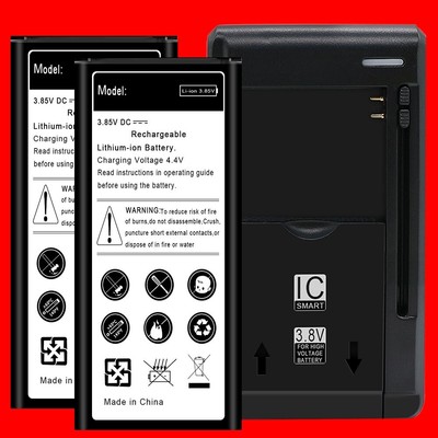 Long Lifespan 2x 3100mAh Extended Slim Battery Charger for TCL 30 Z T602DL Phone