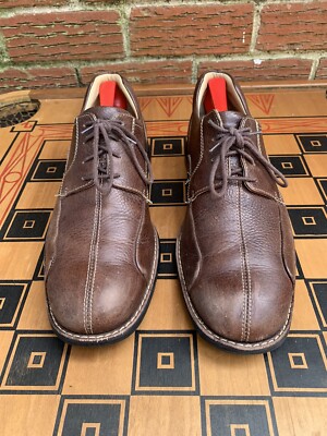 Johnston & Murphy Shuler Bicycle Oxford Men’s 10M Brown Leather 20-7223 Preowned Johnston & Murphy Shuler Bicycle Brown Leather Oxford Shoes  main image 2