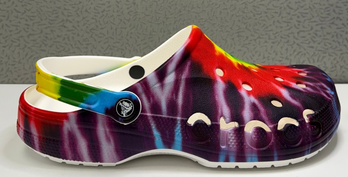 Crocs Baya Tie Dye Clog Sandals Multi Color Men\'s Size M13 US 13‎ Shoes New Crocs Baya Tie Dye Clogs Women main image 3