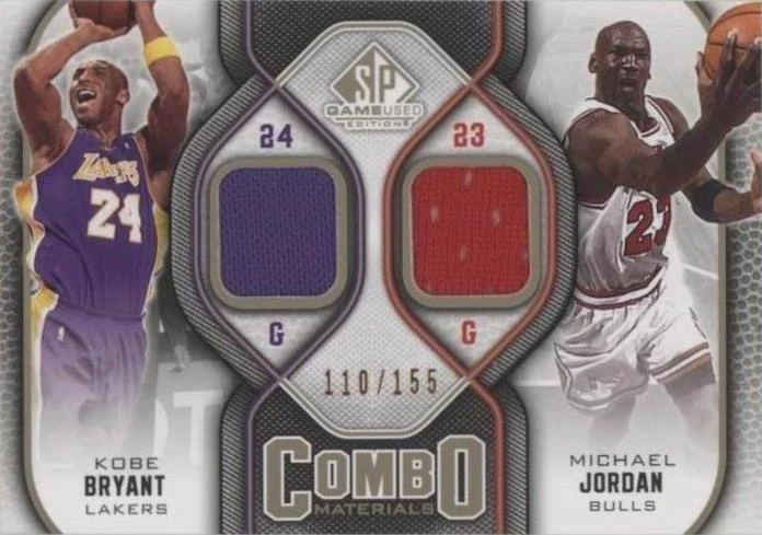 2009-10 SP Game Used - Kobe Bryant/Michael Jordan #CM-JB for sale